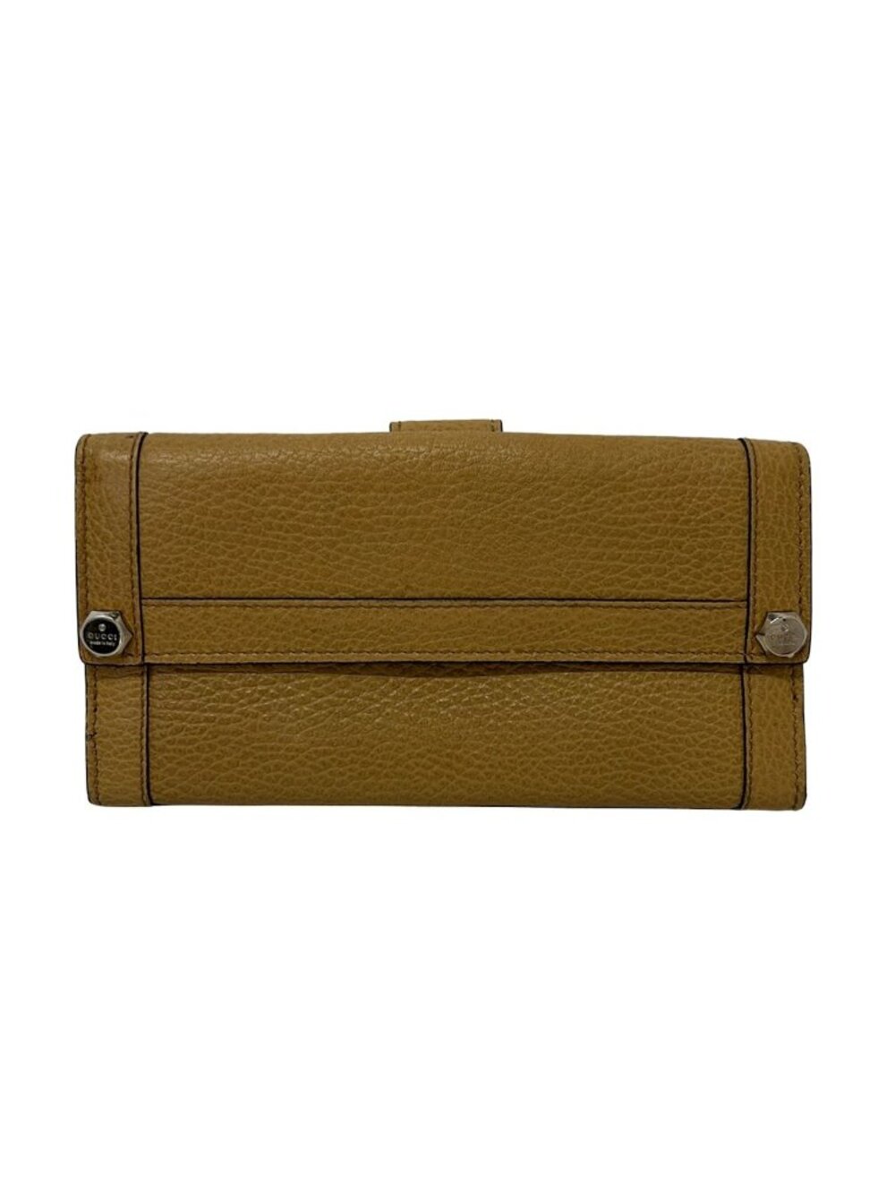 Gucci Wallet Charmy Brown Leather